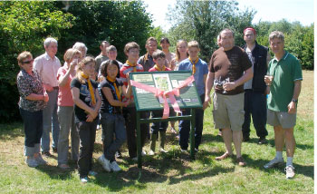 Witchford Open Spaces Group Millennium Wood Work